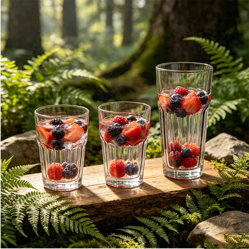 Cocktail Mojito Cups Wine Glass Coffee Mug Transparent Drinking Glasses Home Thickened Glass Cup Water Bottle Bar Accessories