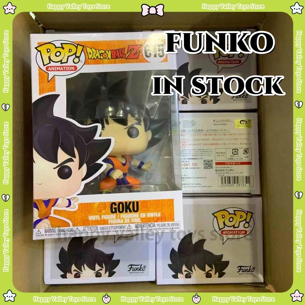 FUNKO POP Japanese Version Dragon Ball Z Figures GOKU #615 Vinyl Anime Figure Collection Model Doll Toy for Kids Christmas Gift