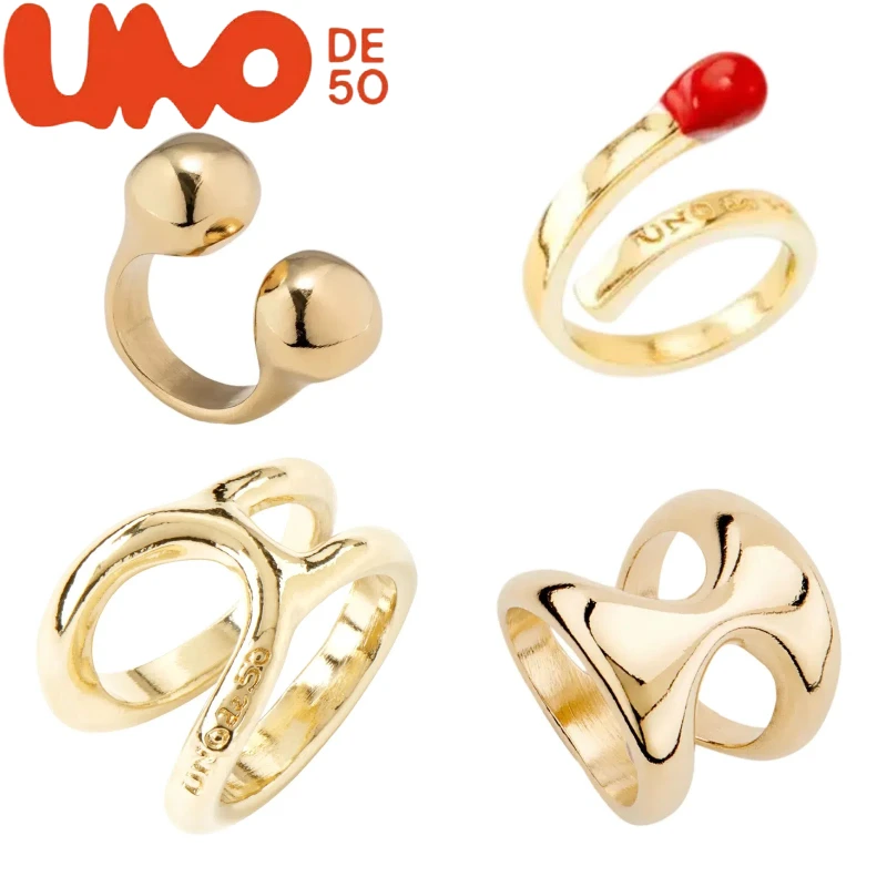 

UNOde50 24K Gold/Silver Ring - Elevate Your Style With Affordable High-End Jewelry