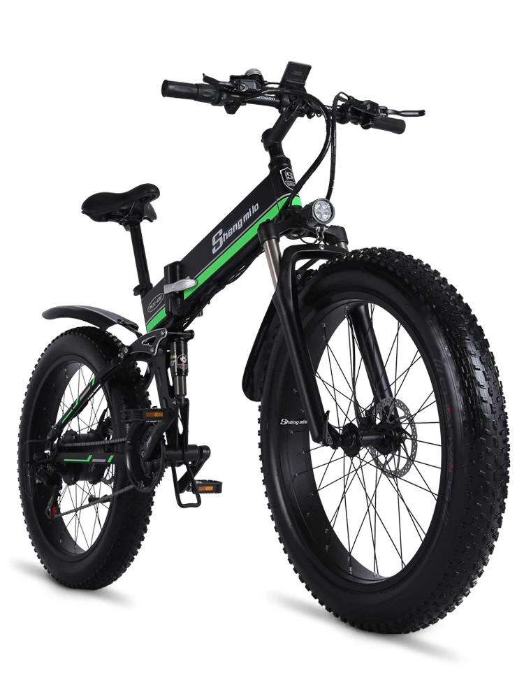 lithium battery to assist mountain bikes Aluminum alloy 26 inch electric bicycle lithium battery 48V adult foldable