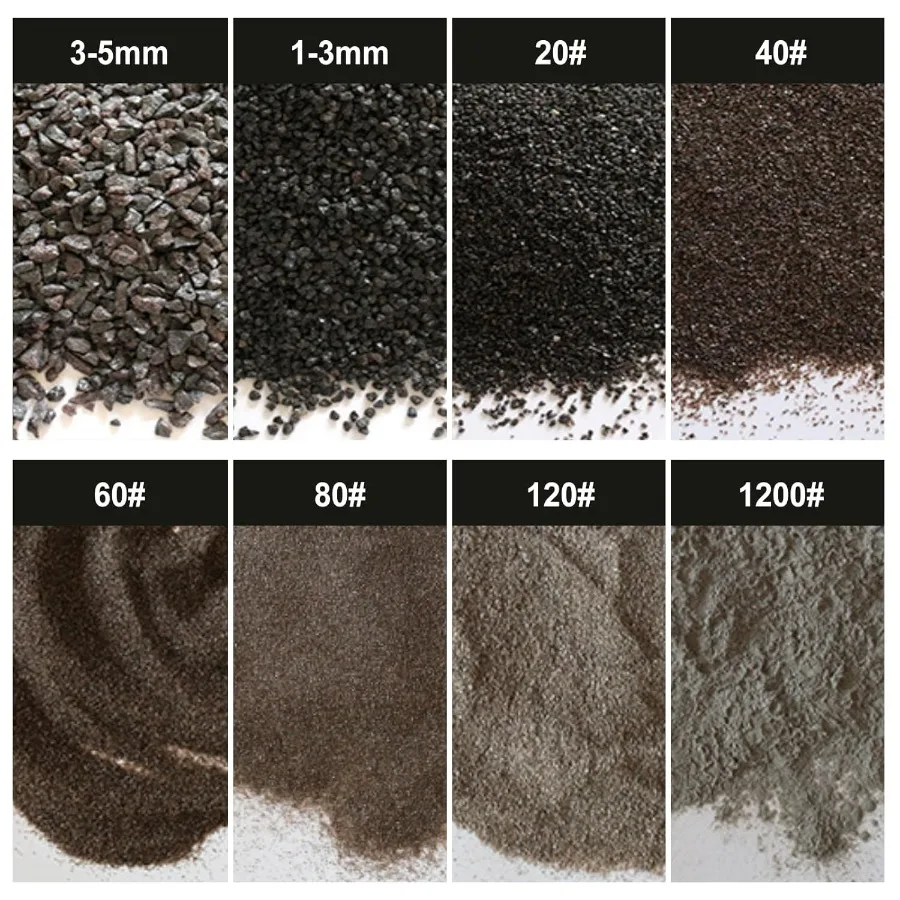 # 80 حبيبة من أكسيد الألومنيوم - وسائط السفع الرملي، وسائط تفجير الرمل الممتازة تدوم طويلاً، قوة كاشطة عالية، رمل ناسف الرمل لـ