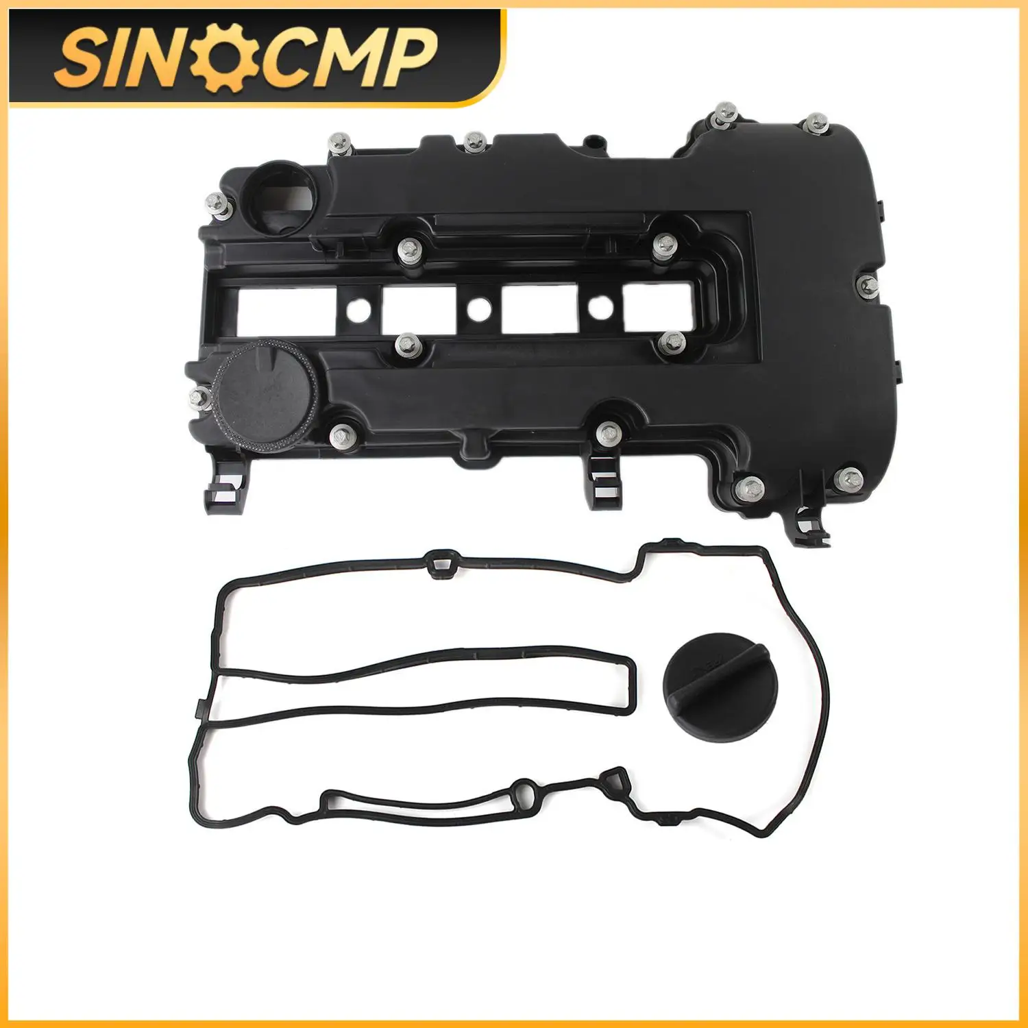 

1Set Engine Valve Cover Kit 25198498 25198874 for 2011-2019 Chevy Cruze Sonic Volt Trax Buick Encore Cadillac ELR 1.4L Turbo