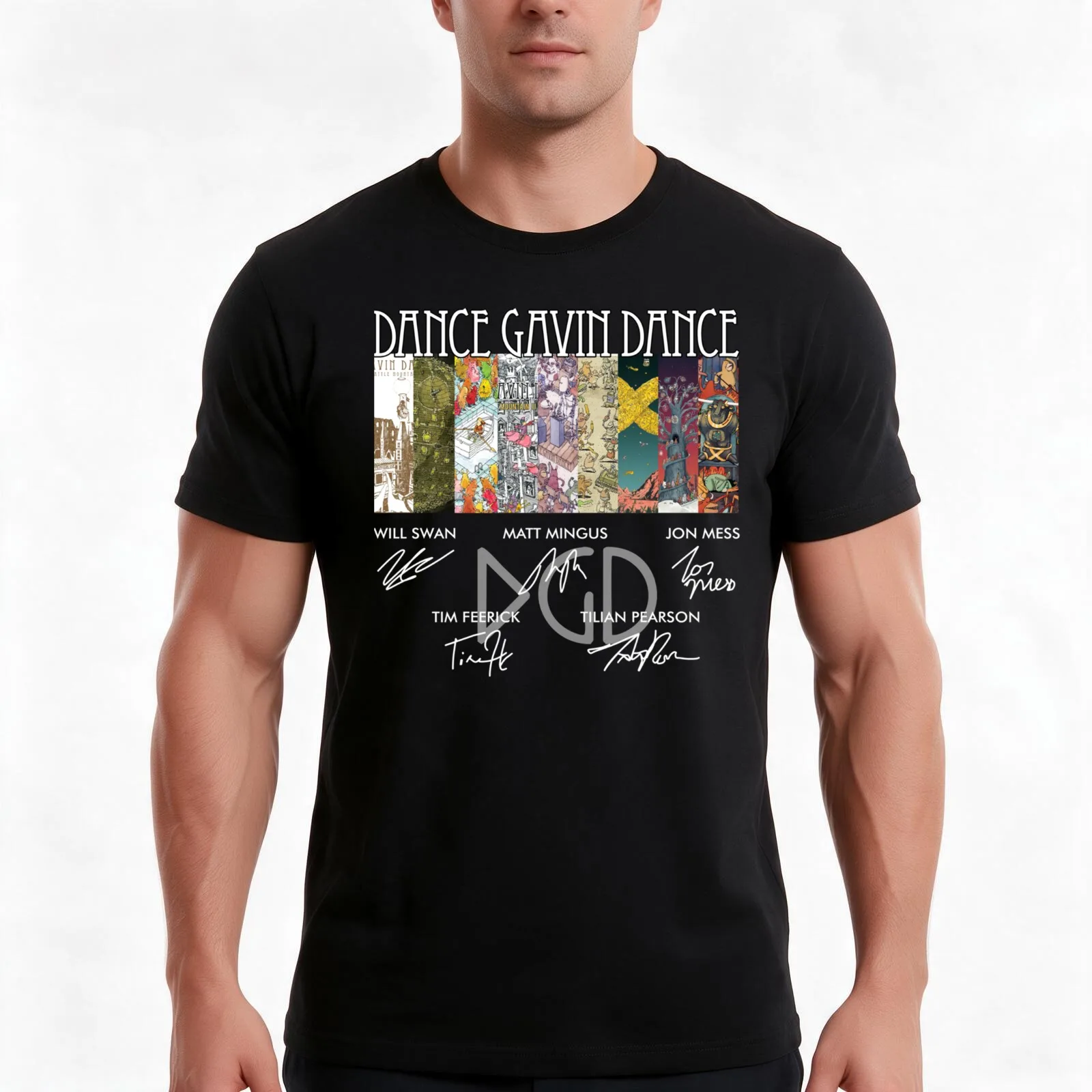 Dance Gavin Dance Will Swan Matt Mingus Jon Mess, Graphic Trending Unisex Youth T-Shirt, Summer Casual Cotton Tee, 100% Cotton