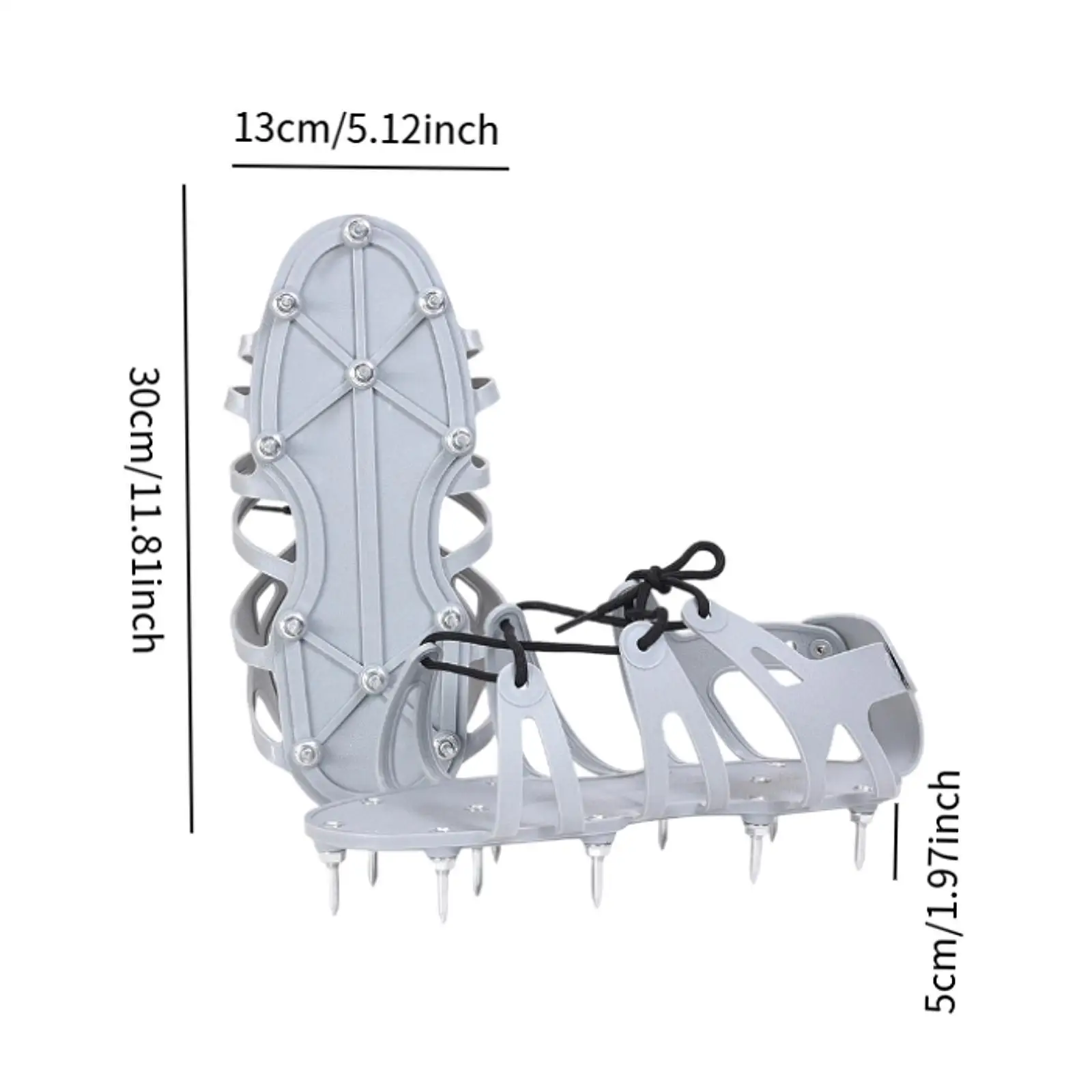 Scarpe a spillo con punte Strumento aeratore da giardino per rivestimenti resinosi Copertura da pavimento epossidica Installazione Cortile Patio Giardino Sovrapposizioni di erba