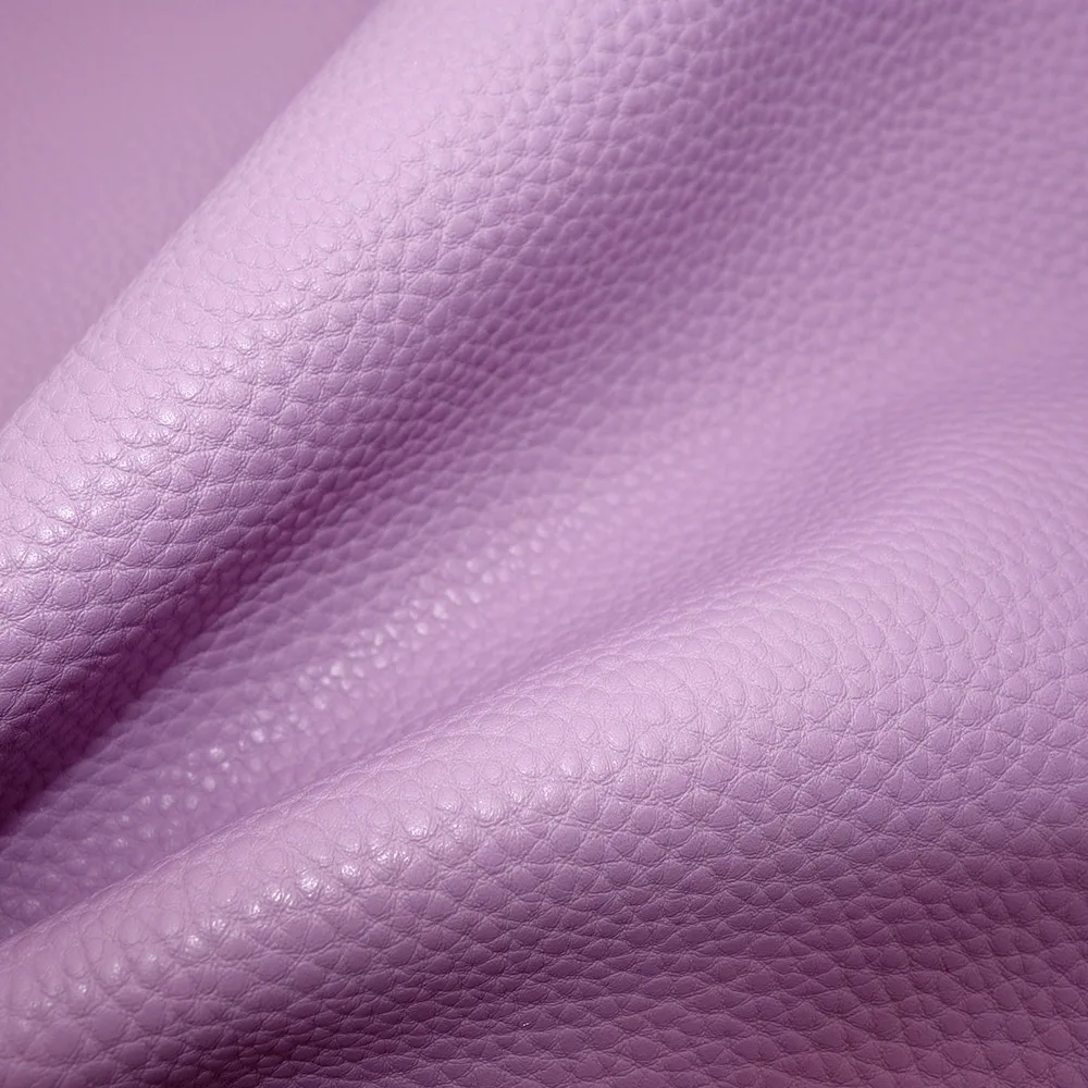 Litchi PU Leatherette Faux Leather Fabric Synthetic For Sewing Bow Bag Brooches Sofa Car DIY Hademade Material By Rolls