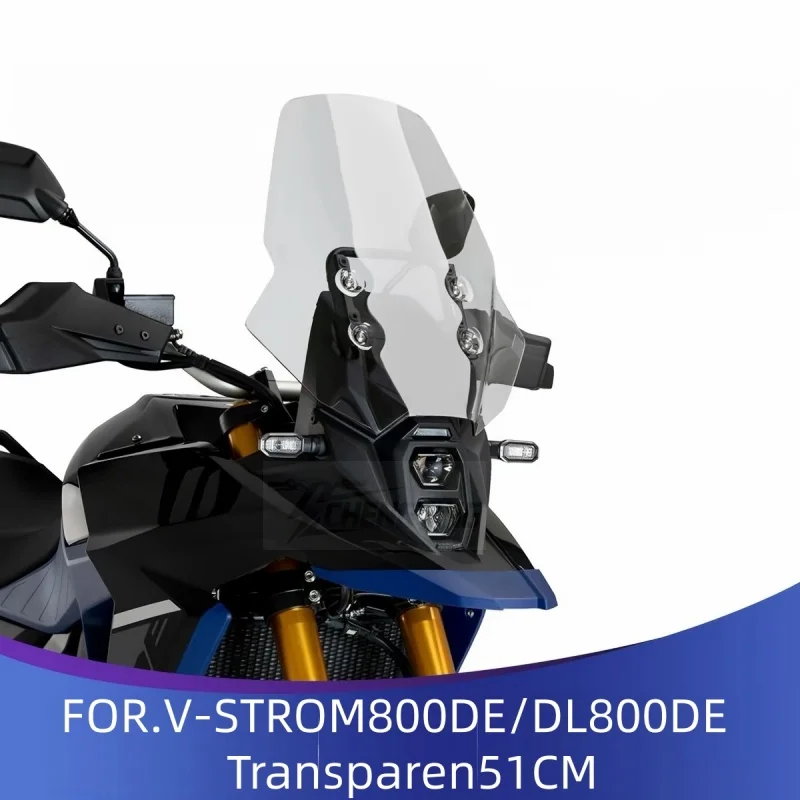 For SUZUKI V-STROM 800 DE 800DE Increase Wind Screen Deflector RAISED WINDSCREEN NEW DL800DE Motorcycle Screen Front Windshield