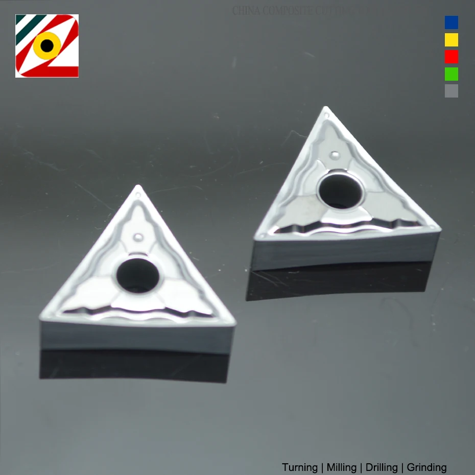 10Pcs Aluminum Carbide Inserts TNMG160402 TNMG160404 TNMG160408 CNC Lathe Cutter External Turning Tools Cutting Tool