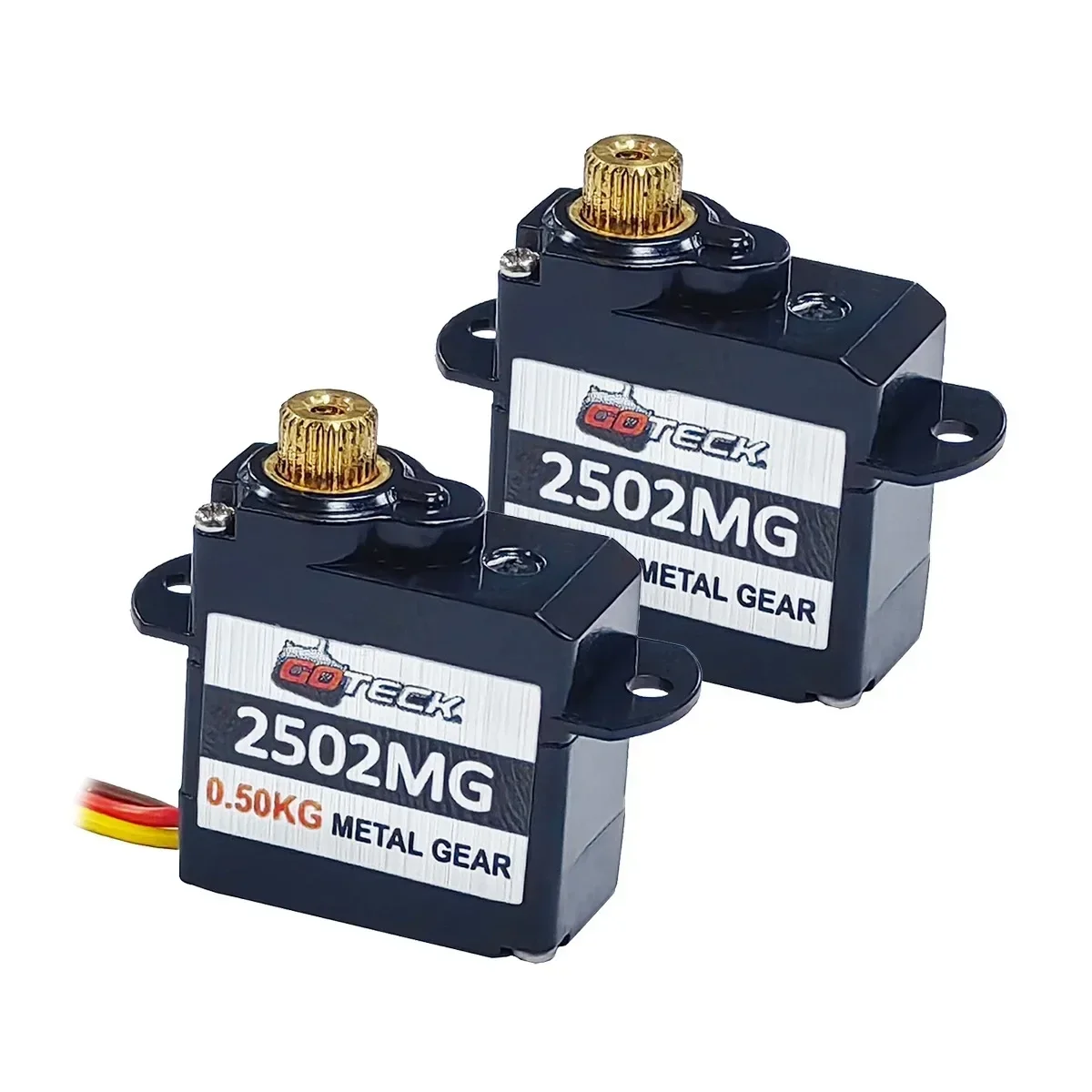 GOTECK 2PCS 2g 4.3g Mini Servo Metal Gear Micro Digitale Servo voor RC Vaste Vleugel helikopter Vliegtuig Robot Speelgoed