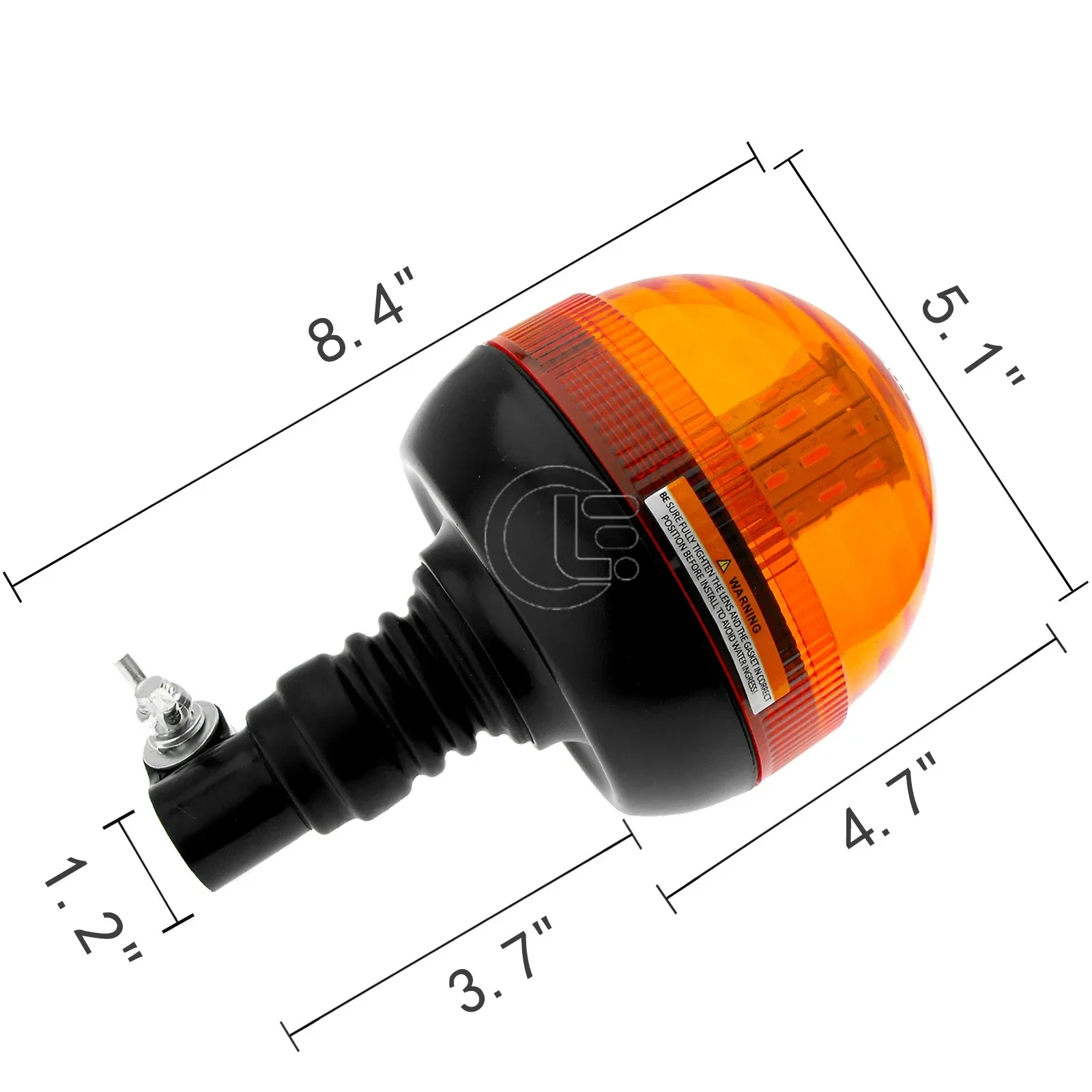 40LED Flash Warning Flash Working Voltage 12-24V