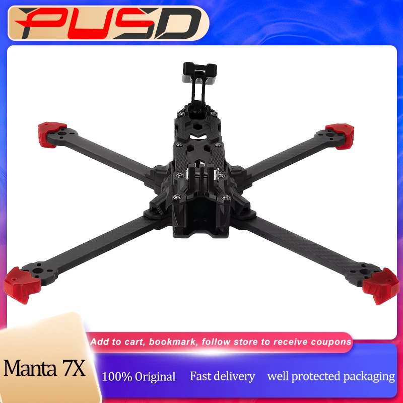 

New Axisflying Manta X7 Frame True X more stable Frame for 7 inch FPV Drone Long Range RC FPV Freestyle