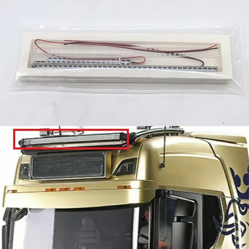 1 Set Simulation Spotlight Dome Lightsfor 1/14 Tamiya RC Truck Car For scania 770S 56379