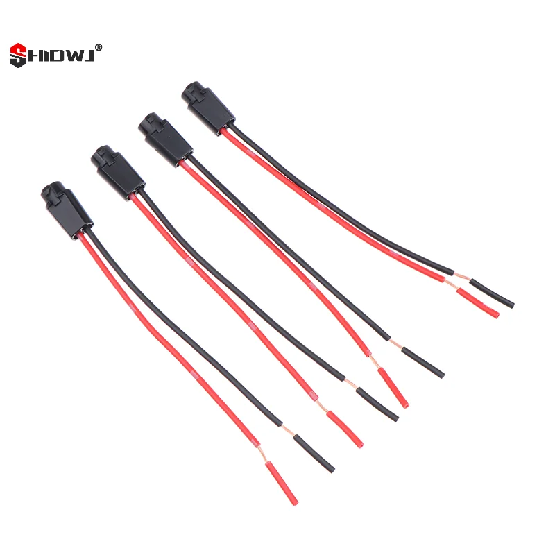 

New 5Pcs T5 LED Bulb Holder Socket For 1.2W W3W Width Instrument Light Socket LED T5 Light Bulb Plug Extension Cables Harness