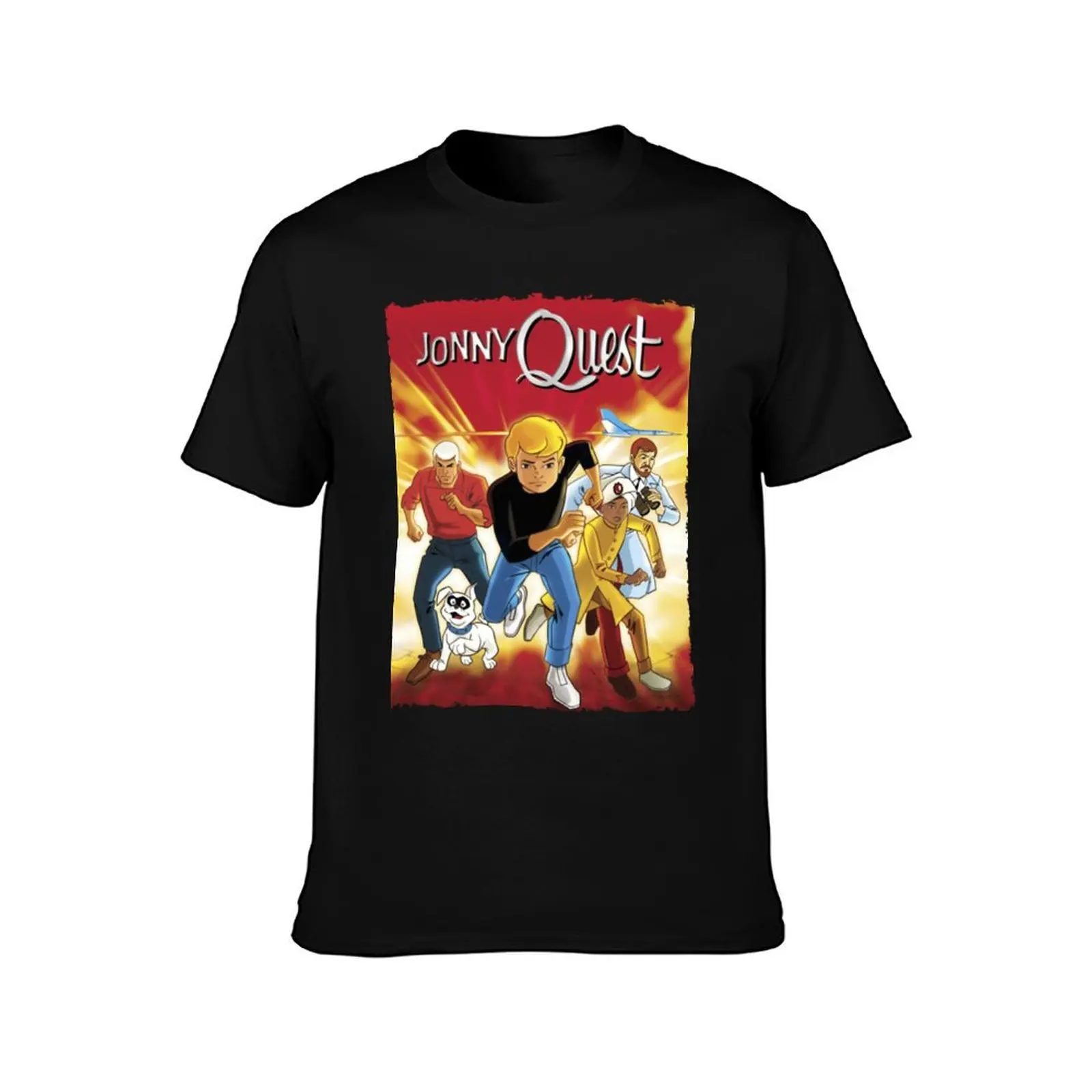 JONNY QUEST T-Shirt Plus Size Solid Color T-Shirt