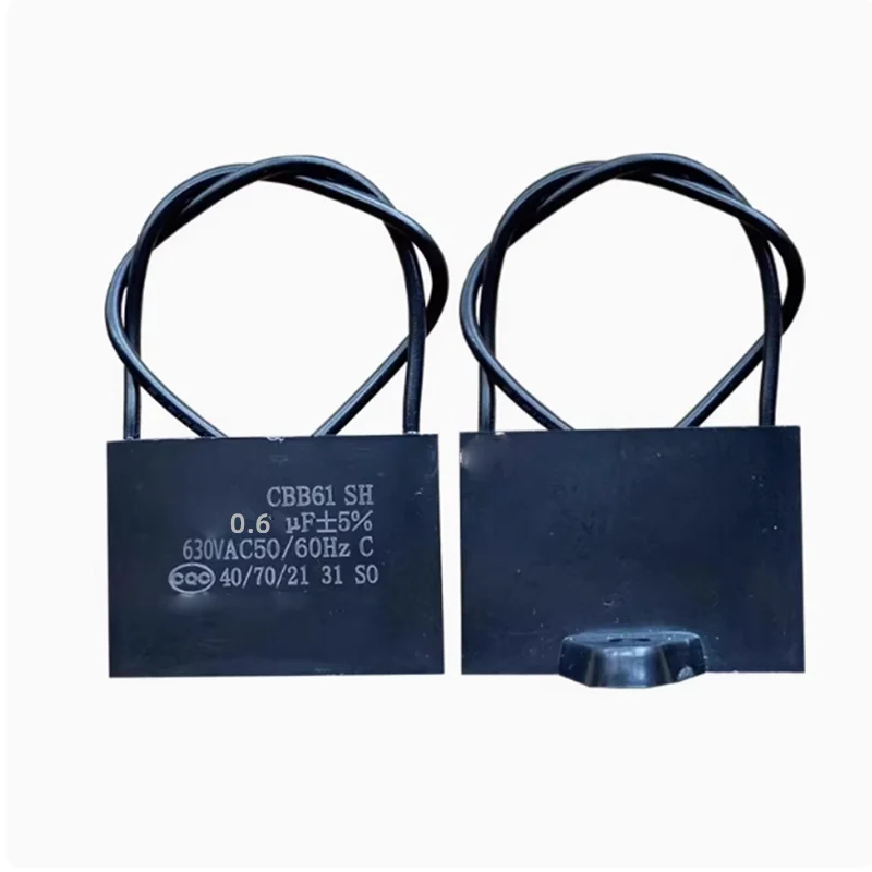 

2PCS CBB61 Welding machine fan motor fan start capacitor630V 0.22UF 0.33UF 1.2UF 2.2UF 2.7UF15UF 1.5UF