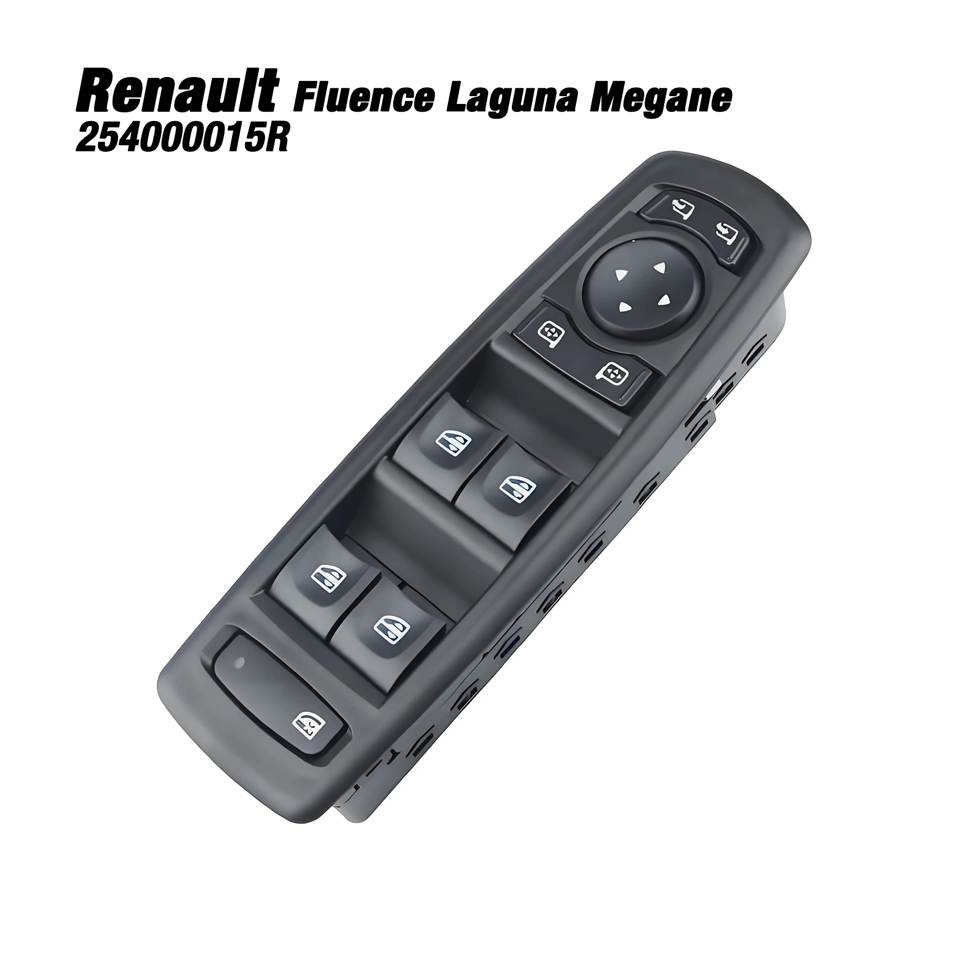 

254000015R For Renault Fluence Megane 3 Laguna 3 2008 2009 2010 2011 2012 2013 2014 2015 2016,Window Lifter Switch Button Panel