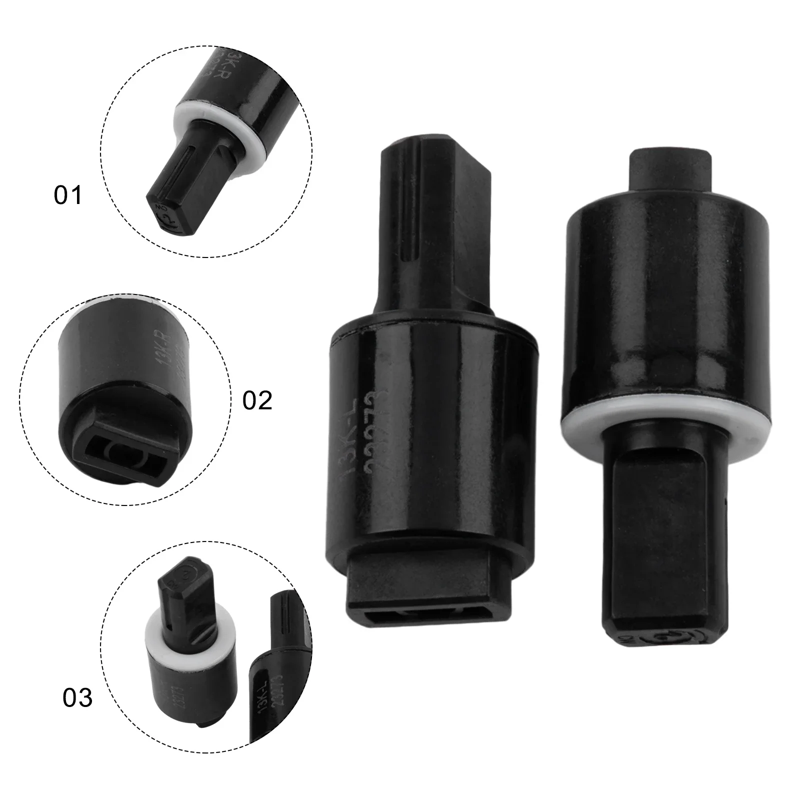 2pcs Seat Hinges Toilet Lid Hinges Toilet Cover Mounting Fixing Connectors For Replacement Soft Close Rotary Damper Hinges