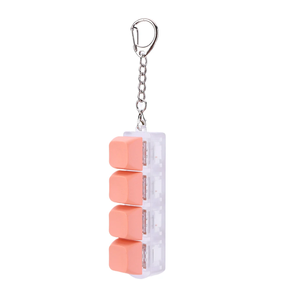 Chiave della tastiera 4 tasti Tappi della tastiera con dita Tastiera Clicker Cubo della tastiera per adulti per alleviare lo stress Passa l'ora