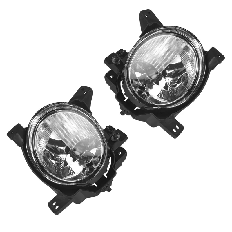 

A82E-1Pair Car Front Bumper Fog Lights Assembly Driving Lamp Foglight For Hyundai Santa Fe 2011 2012