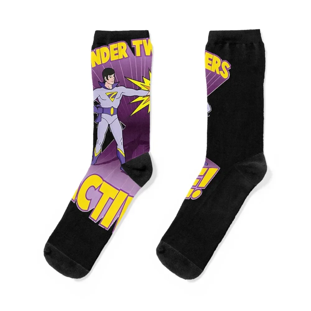 

Wonder Twins T-ShirtWonder Twin Powers Activate Socks short warm winter christmas gifts football Mens Socks Women's