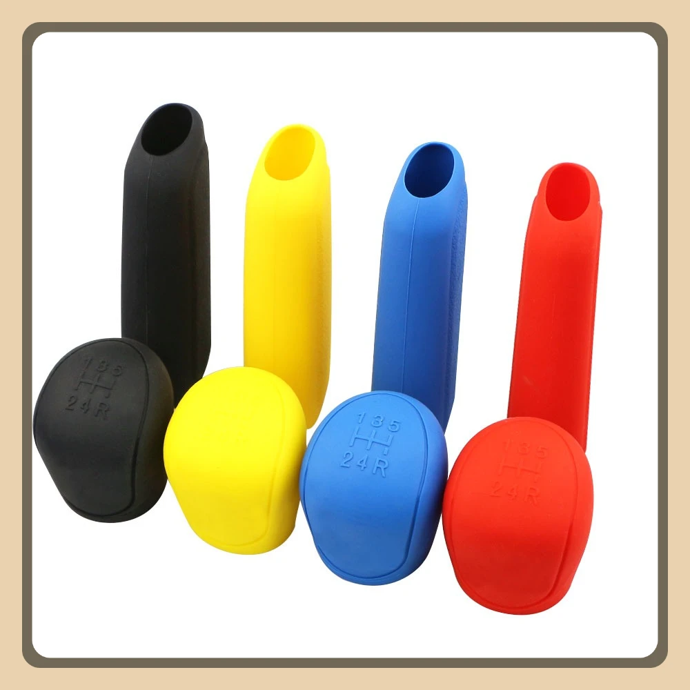 1 مجموعة مناسبة لفورد فورد والعتاد كم سيليكون والعتاد كم العام عدم الانزلاق سيارة فرملة اليد غطاء دليل التحول مقبض غطاء رأس