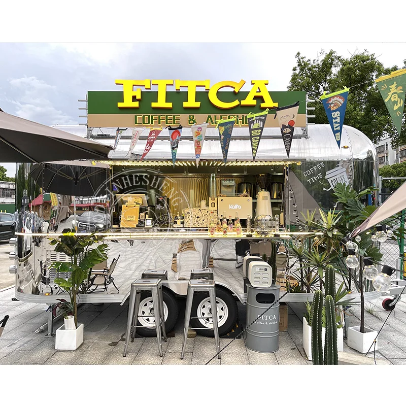 

High Quality Stainless Steel Trailer Equip Food Trailer Concession Trailer