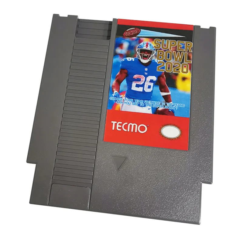 

8 Bit Video Game Card - Tecmo Super Bowl 2020 - Rosters as of 9/4/2019 - New NES Cartridge - Free Shipping