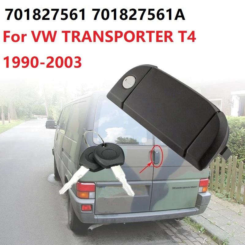 

for TRANSPORTER T4 1990-2003 Outer Rear Tailgate Wing Door Handle 701827561 701827561A—L48A