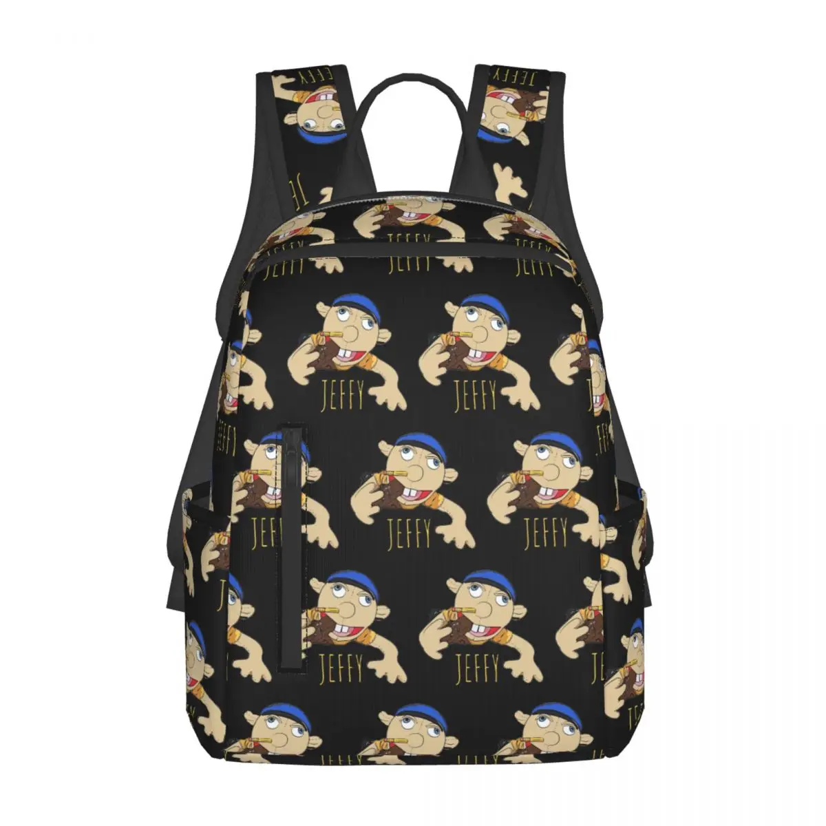 

Jeffy The Puppet Hot Selling! Backpack Daypack Large Capacity Kids BookBag School Bag Shoulder Bags for Men Women