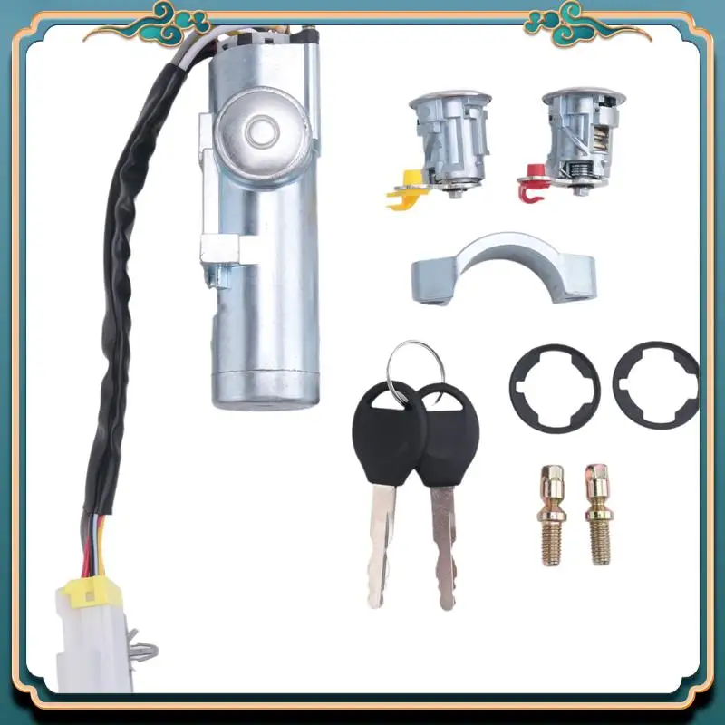 

Latest Car Ignition Switch Left Right Door Lock Set With 2 Keys For Nissan Navara D22 1997 1998-2003 2004 2005 2006 K9810-2S806