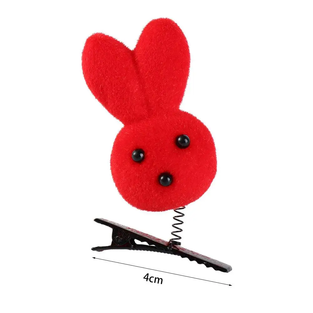 Creative Dog Duck Hair Clip Rabbit Star Chicken Barrettes Cartoon Plush Party image 2