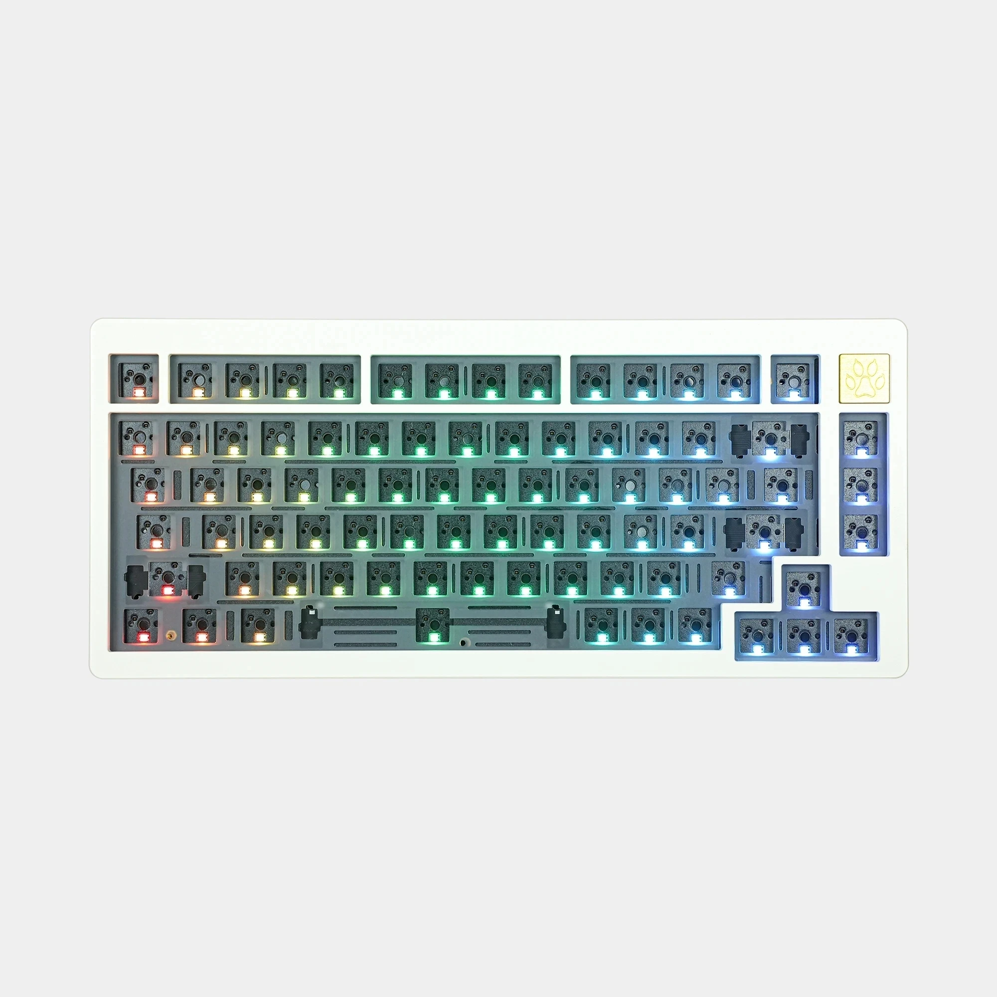 Imagem -05 - Kit de Teclado Chosfox Cf81pro 75 Hot-swap Mecânico para Jogos Kit de Teclado de Três Modos com Fio Usb tipo c sem Fio 24 Ghz