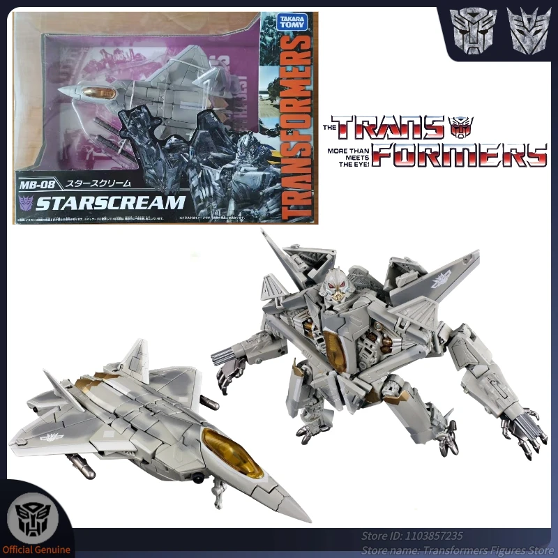 

In Stock Transformerthion MB-08 Starscream G1 Original Animation Figure Model Anime Action Deformation Robot Toys Popular Gifts