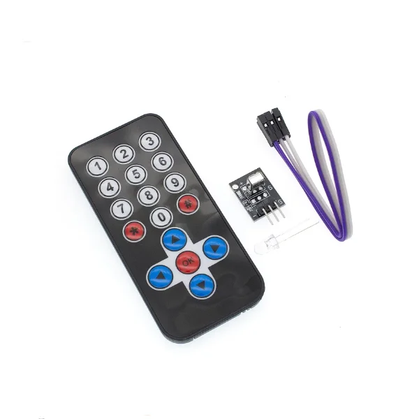 HX1838 Infrared Wireless Remote Control Kit Remote Control Robot Remote Control Module Remote Control Receiver Board