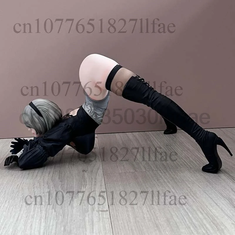 1/4 NieR:Automata 2B YoRHa No.2 Type B Regular Edition Action Figure Model Toys Joint Movable Doll Bookshelf Ornament Present