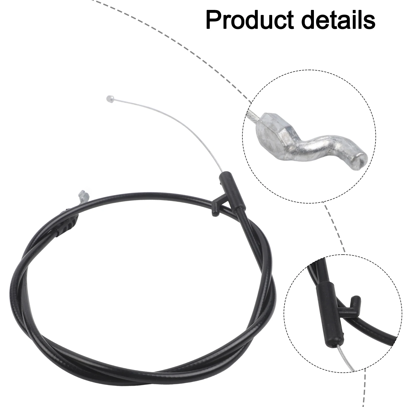 Control Cable Assembly for Troy-Bilt Mowers with 51 in Cable and 37.5 in Casing Length for Standard Installation