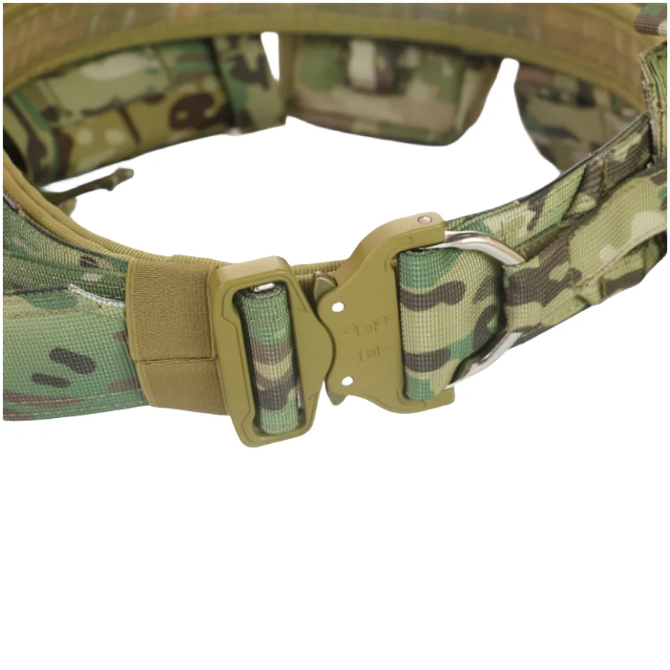 Outdoor Battle Belt Sets Duty Belts Law Enforcement Airsoft Utility Belt with Accessories Pouches