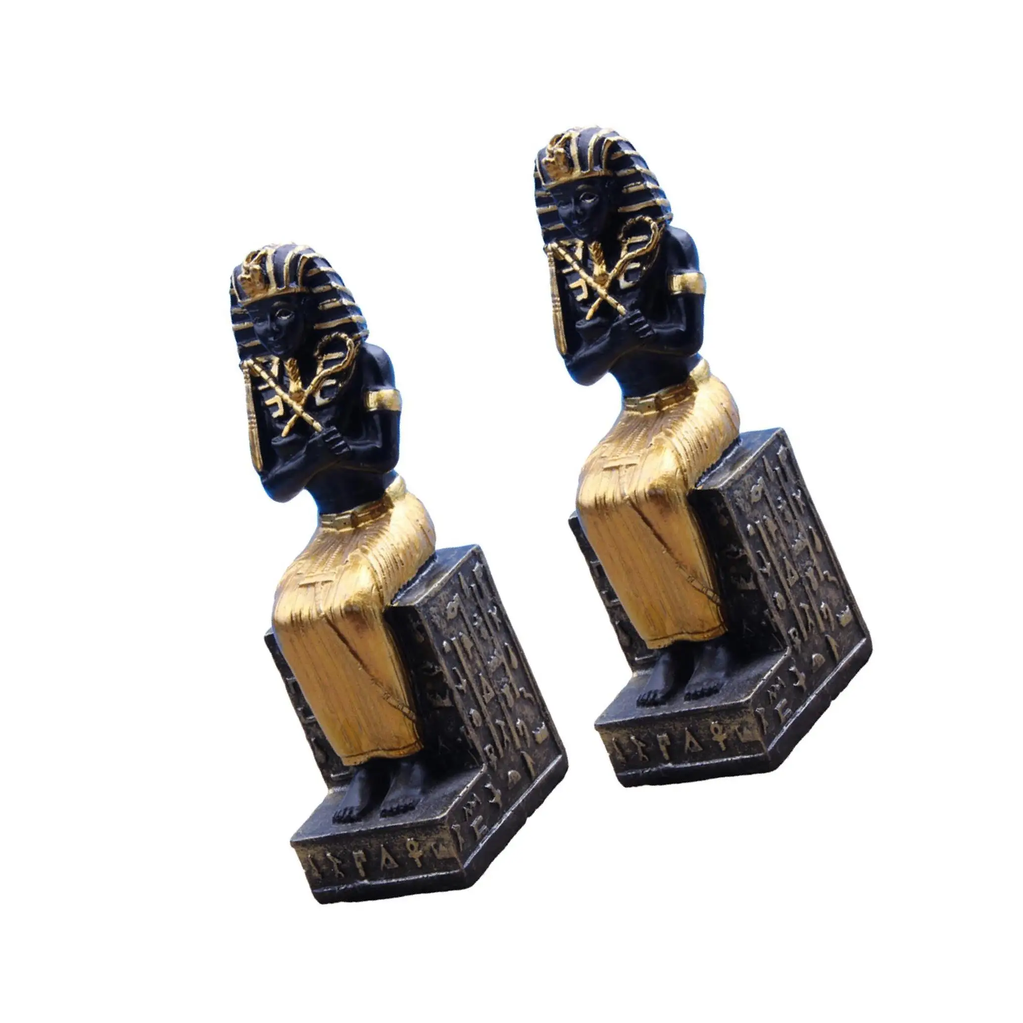 3 pçs resina senhora africana estatueta tribal estátua feminina para mesa bookshe