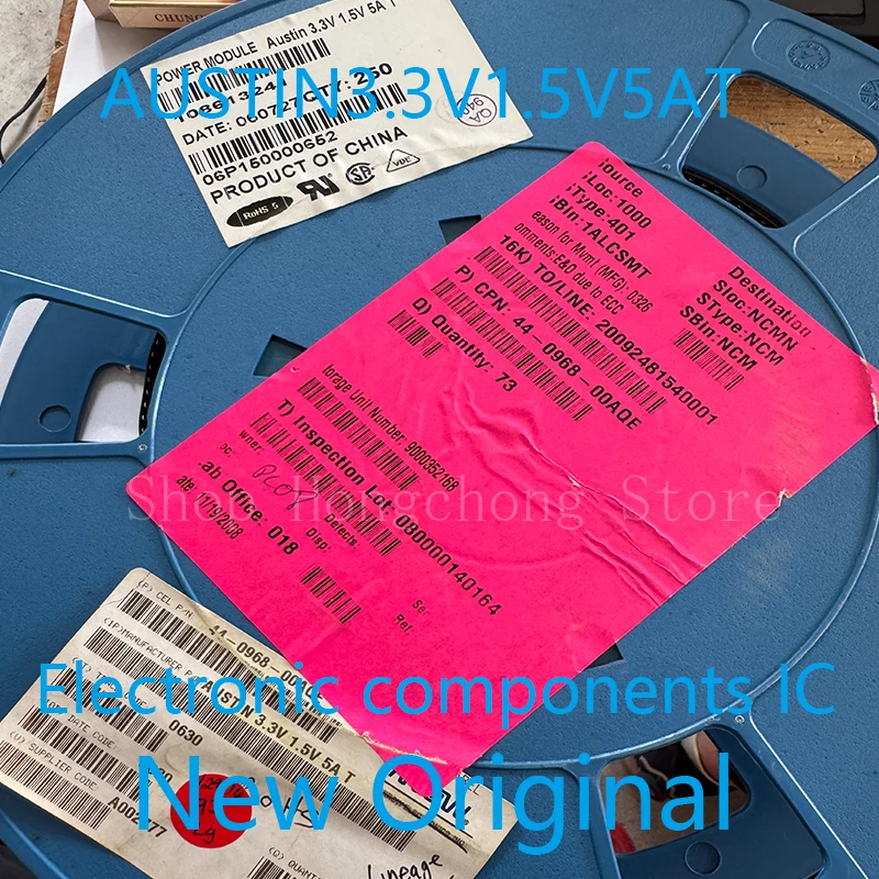 New Original AUSTIN3.3V1.5V5AT AUSTIN3.3V1.5V Module DC-DC 3.3VIN 1-OUT 1.5V 5A 4-Pin SMT T/R 1pcs