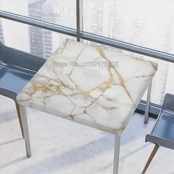 Marble Fitted Square Tablecloth with Elastic Edges Modern Art Waterproof Table Cover Polyester Table Clothes for Kitchen Dining