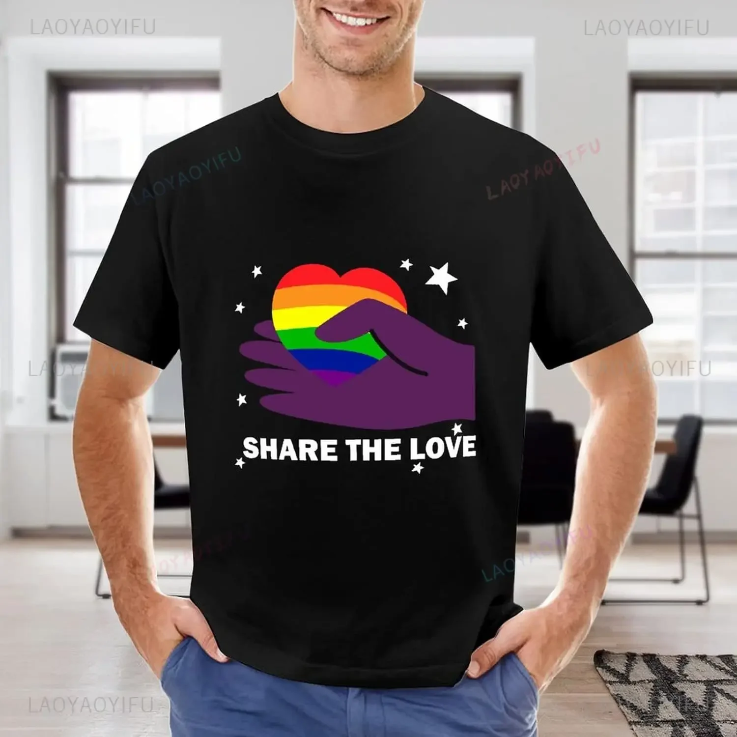 تيشيرت نسائي مطبوع فخر للمثليين ، أنا في قمصان قوس قزح ، قميص مرح سحاقي ، Lgbt ، تيشيرت سحاقي #5