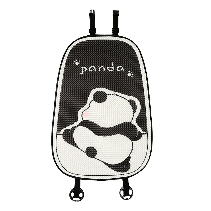 Car Seat Cover Panda Cute Cartoon Cushion Accessories Decor Protector Covers Universal For Mercedes Bmw Toyato Honda Vw Ford