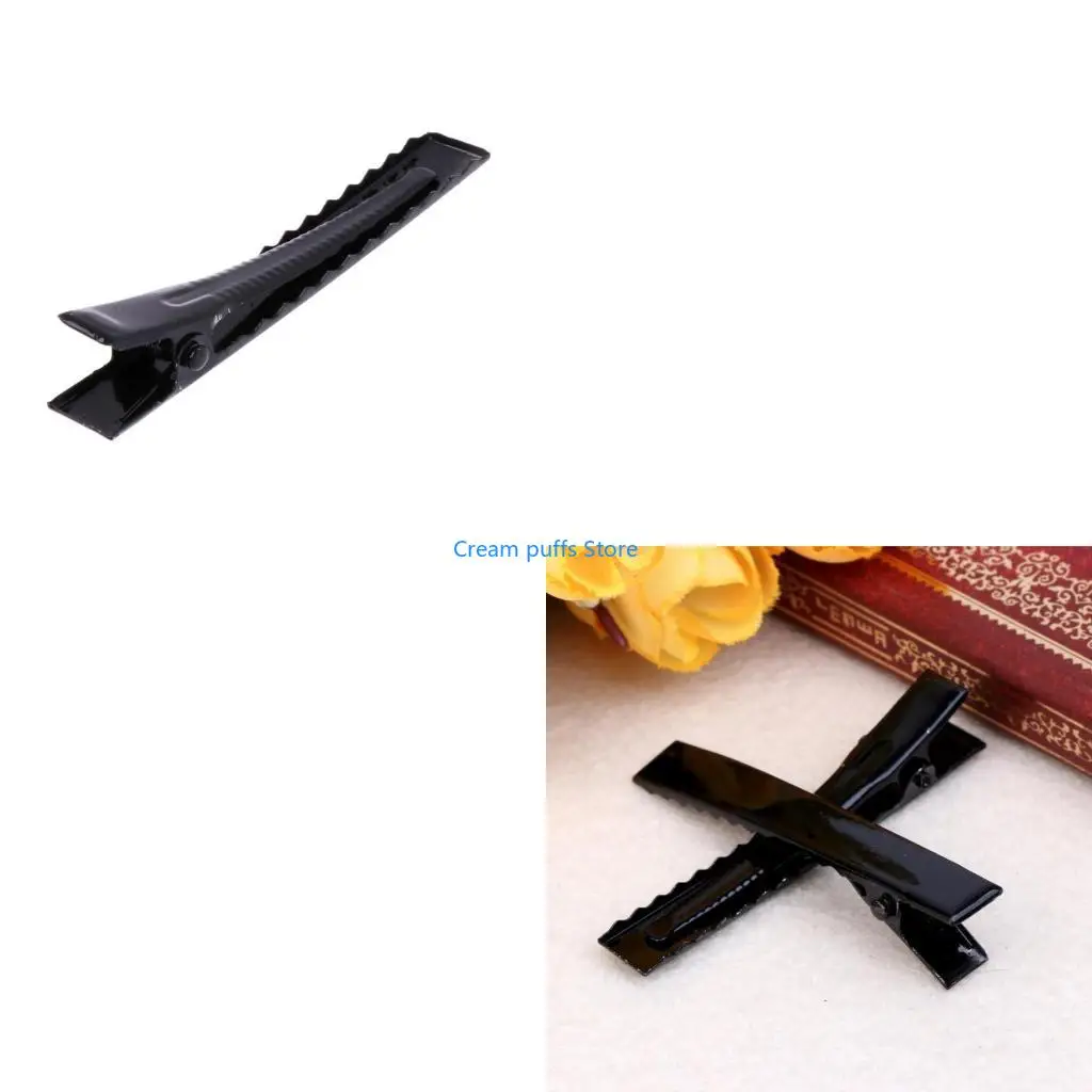 50LE 10pcs duckbill clip مستقيمة بطة النقرشة مقطع DIY الدليل القوس شعر الديكور مواد مربع مقطع الشعر غطاء الرأس #1