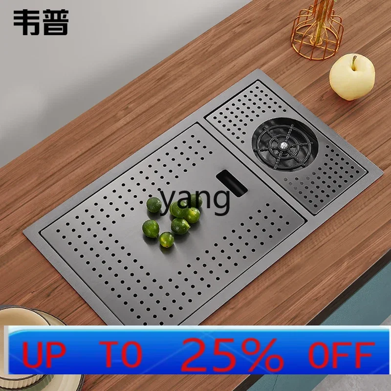 

LHH stainless steel bar, invisible small sink, single slot cover, high pressure cup washer, hidden Nakajima vegetable basin
