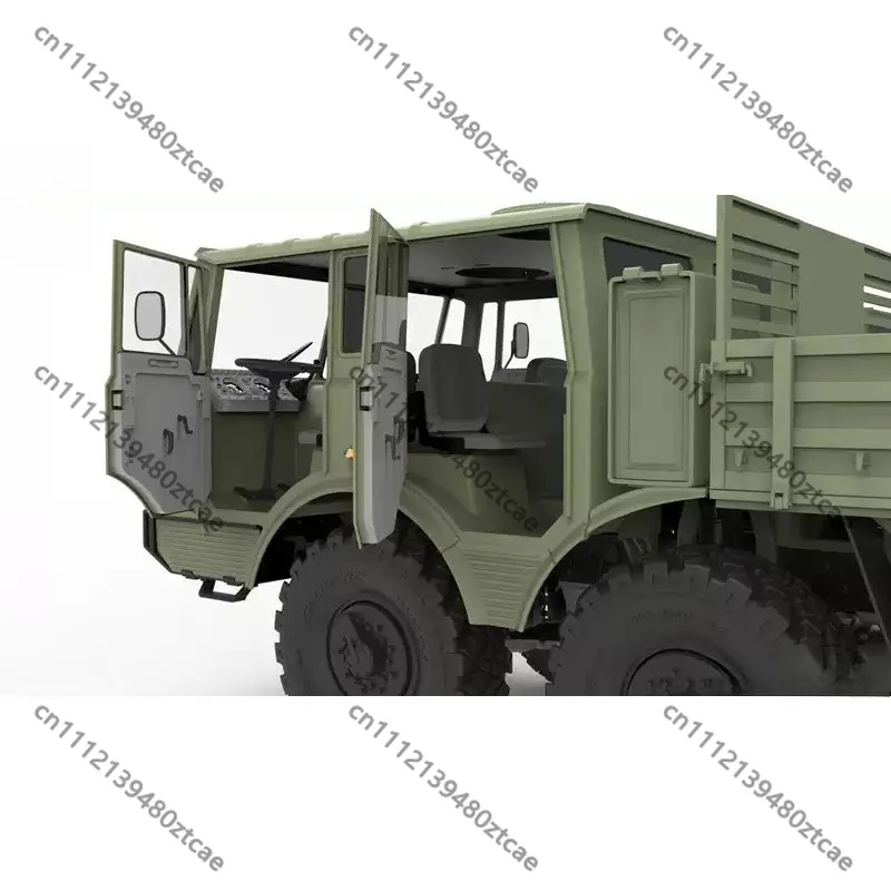 ‑Drive RC Off‑Road Heavy‑Duty Truck, 8X8 Simulation Military‑Style Climbing Vehicle, Remote‑Control Hobby Grade Model Car