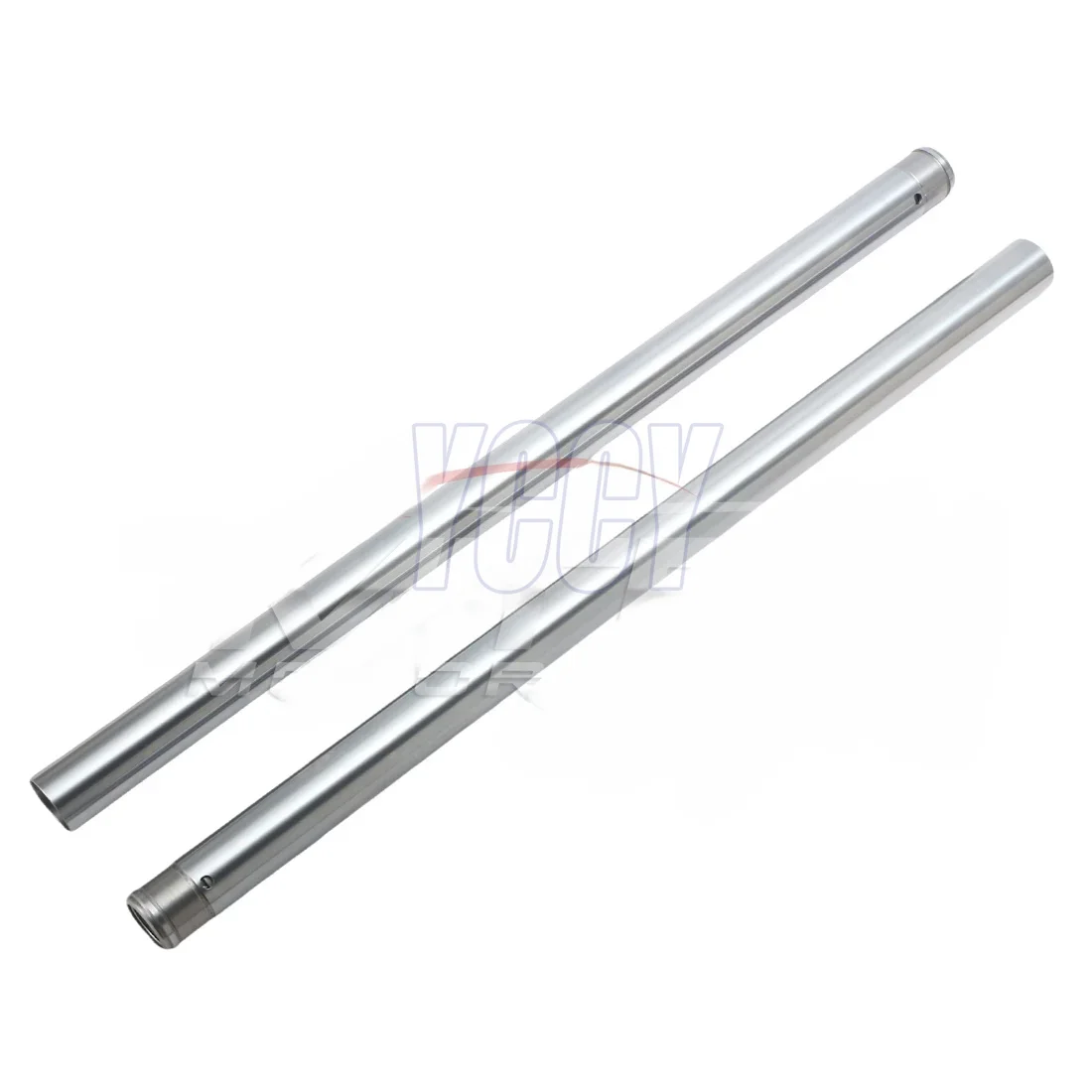33X591MM Motorcycle 2xFront Inner Fork Leg Tubes For YAMAHA CZD300A X-MAX300 X-MAX 300 AMAX Silver Brake Suspension Inner Pipes