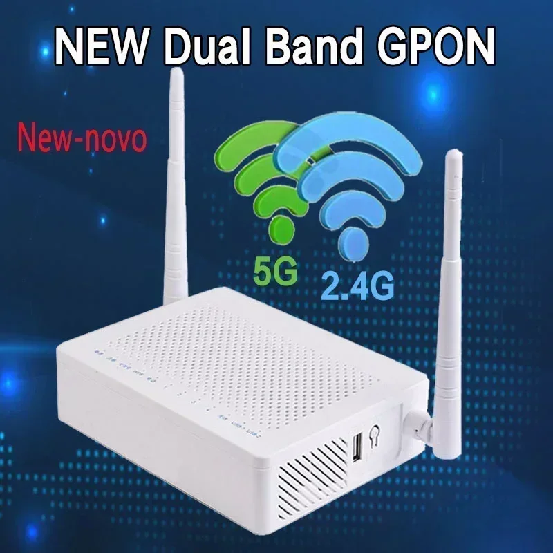 Brand new F673AV9a F673AV9 4GE 2.4G & 5G Dual Band WIFI GPON Optic Fiber ONU FTTH English Firmware ONT AC