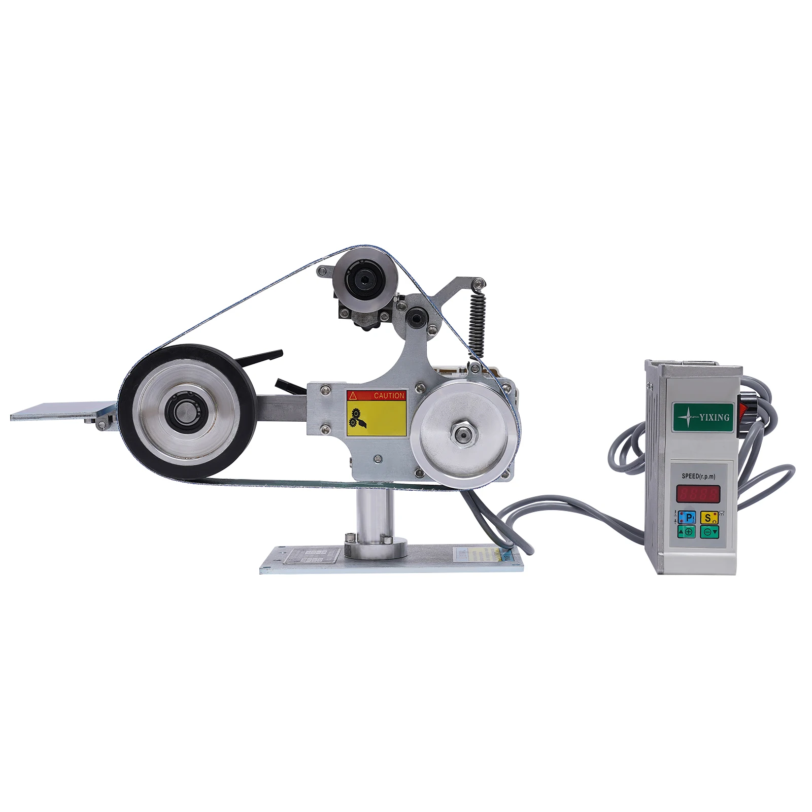 550W Small Belt-sander Vertical Horizontal Brushless Motor Belt Sanding Machine  for Metal Processing, Jewelry Making