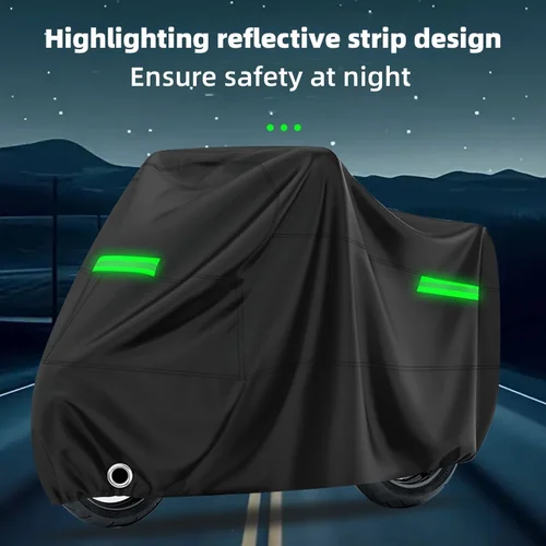 Imagen 2 del producto Cubierta protectora universal para bicicletas y motocicletas, cubierta para lluvia, cubierta a prueba de polvo y lluvia, cubierta de protección solar para vehículos completos
