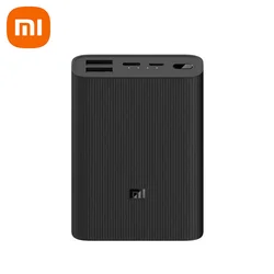 샤오미 오리지널 파워뱅크 3, 10000 mAh 울트라 컴팩트, 22.5W 휴대용 충전기, PB1022ZM 양방향 고속 충전, 미 보조베터리 오리지널