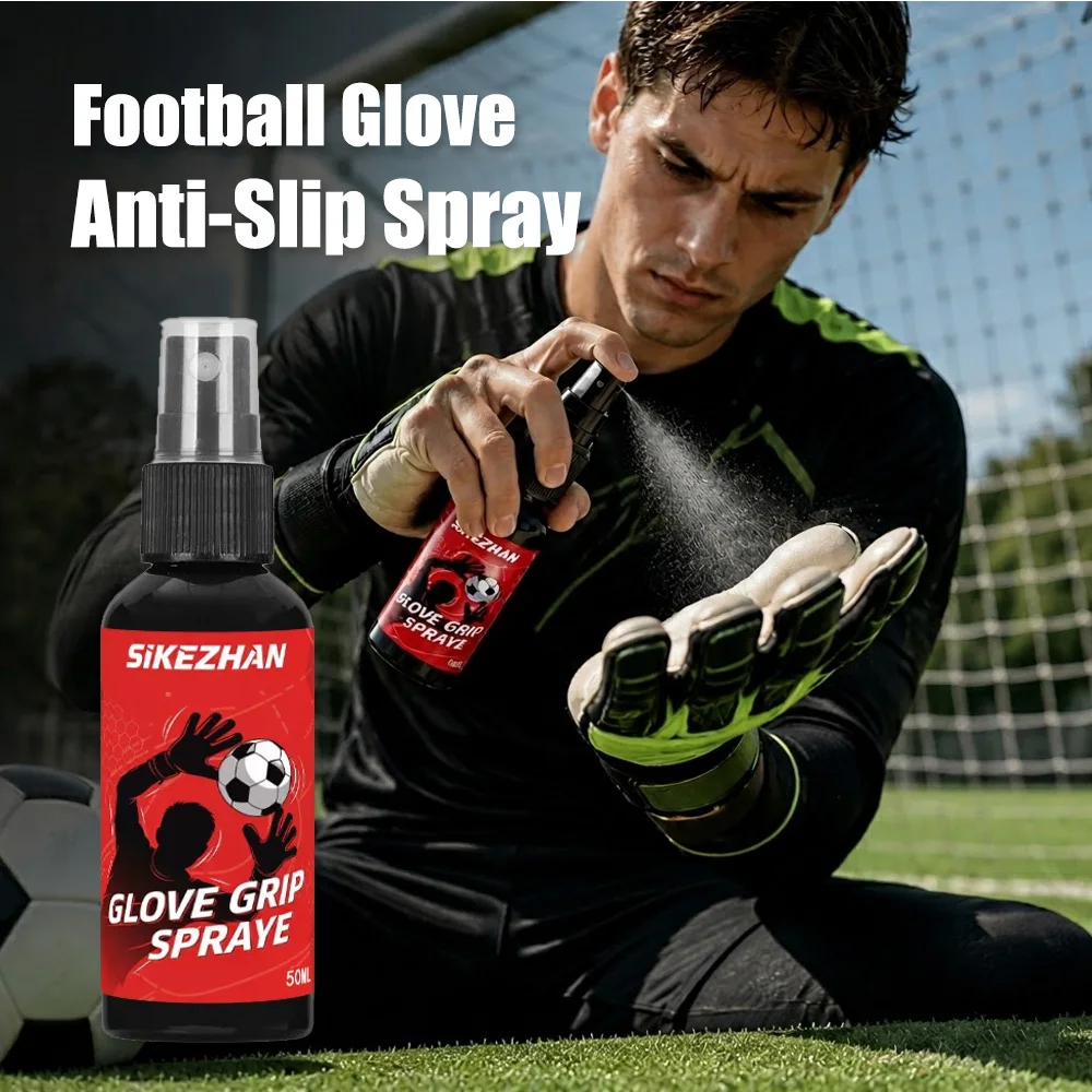 

50ml Goalkeeper Glove Grip Spray Anti Slip Tackifier Football Soccer Goalie Gloves Care Enhancer Glue Bottle Set SIKEZHAN